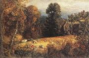 Samuel Palmer The Gleaning Field oil